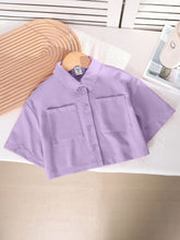 Daywear Crop Shirt – Easy Fit, Stylish Cut